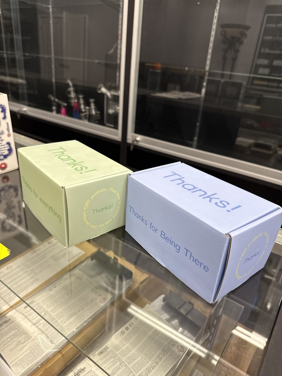 Custom printed Thank You mailer boxes gift packaging